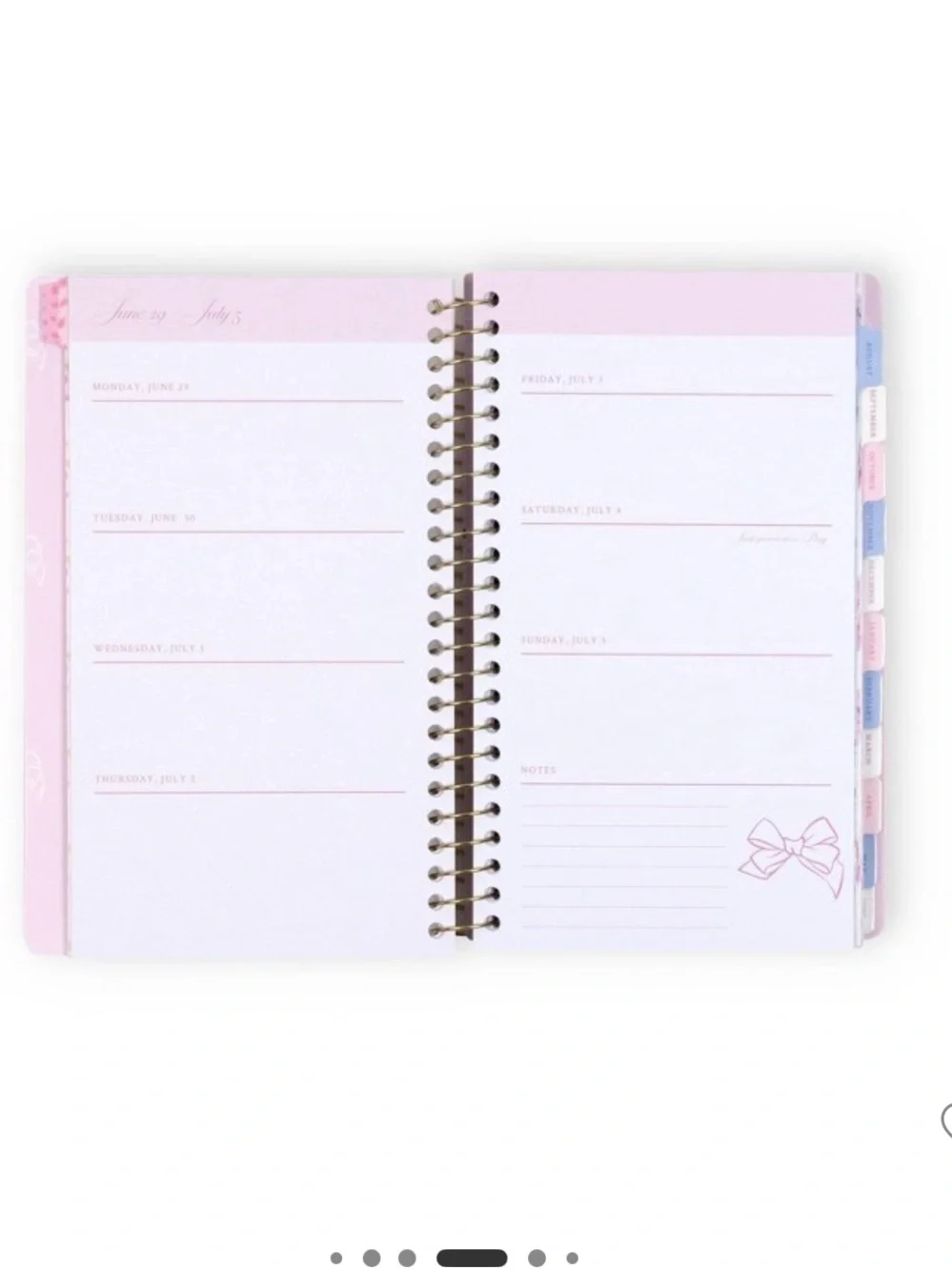 🩵🎀LoveShackFancy × Target  Everblooming Rosettes Ditsy 26-27 planner + pen🩵🎀